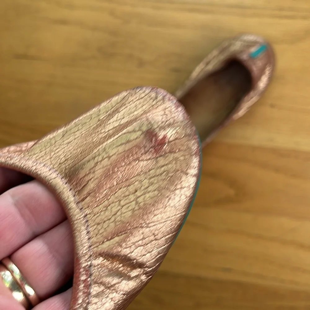 Tieks copper penny ballet flats size 8